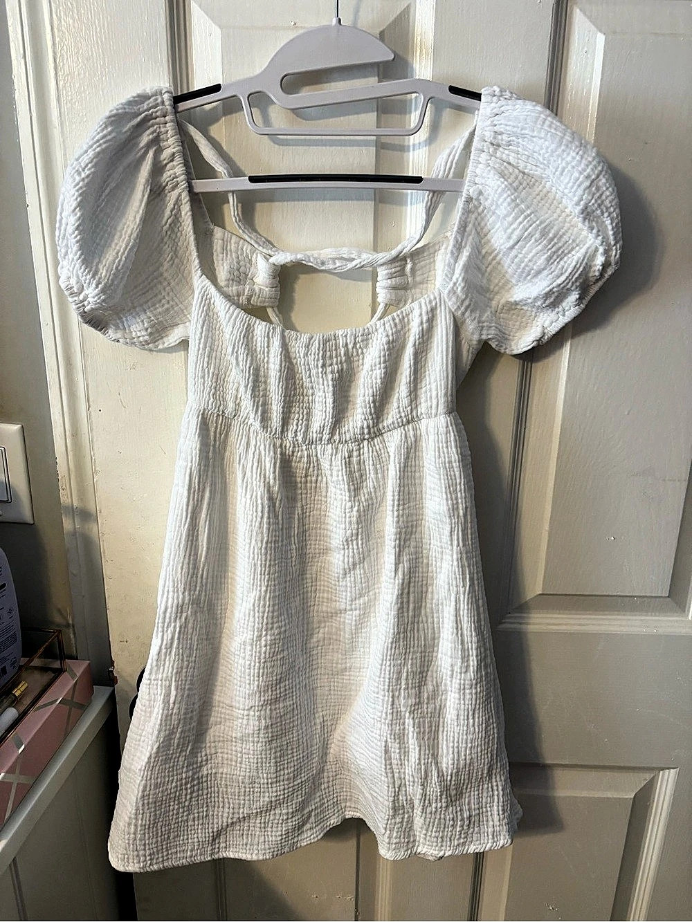 Princess Polly White Mini Dress Size 0 Like New